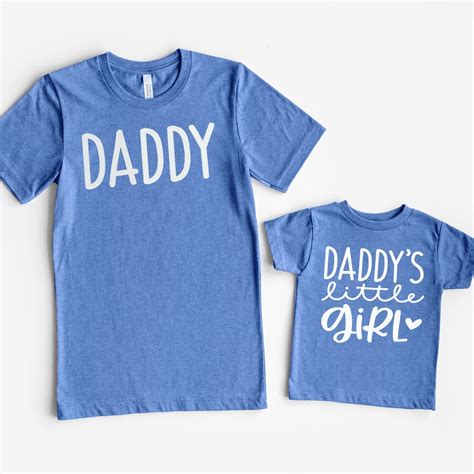 Father Daughter Shirts Daddys Girl Shirt For Fathers Day Etsy