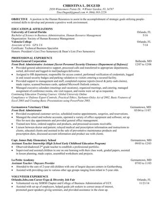 Duguid Resume Pdf