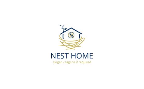 Nest Home Logo Template #143291 - TemplateMonster