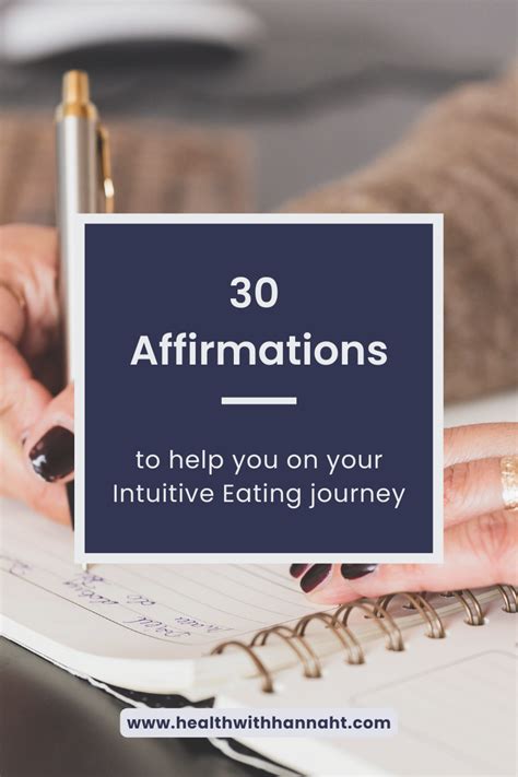 30 Intuitive Eating Affirmations For Food Freedom