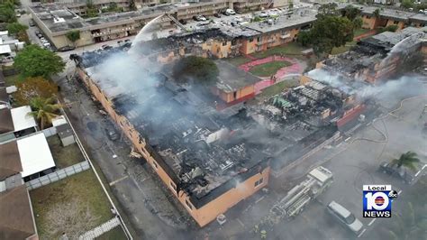 Hundreds Displaced After Massive Fire Rips Through Miami Gardens