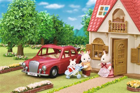 Sylvanian Families Figurki Kolekcjonerskie Zestaw Rodzinny Sedan