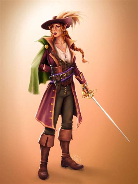 Artstation Qithira Deloja Eladrin Swashbuckler Rogue Rogues D D