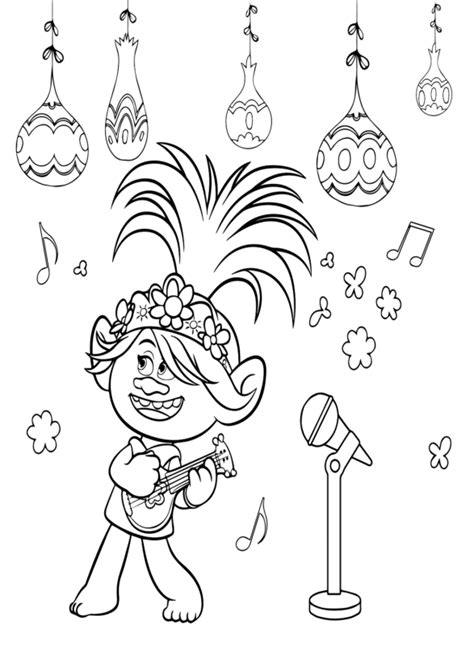 Trolls World Tour Coloring Pages Printable For Free Download