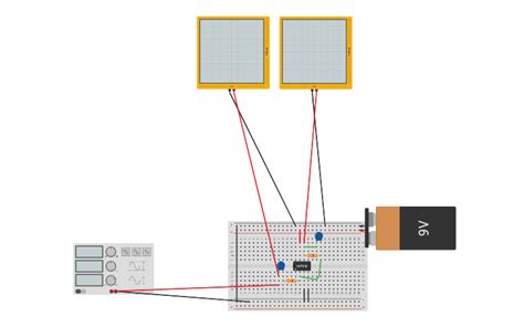 Circuit Design Filtro Activo Tinkercad