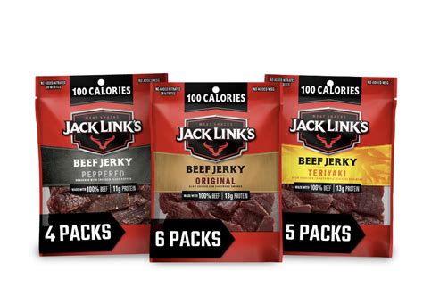 Jack Links Beef Jerky Bold Variety Pack Includes