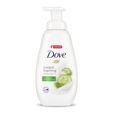 Instant Foaming Body Wash Cucumber Green Tea Scent Dove