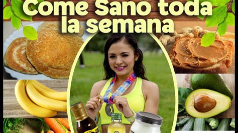 Como Organizarte Para Comer Sano Toda La Semana Idea 1 YouTube