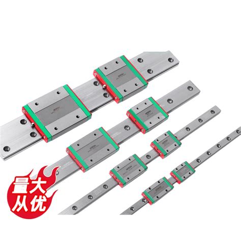 Taiwan HIWIN Silver Miniature Linear Guide Rail Slider Slide MGN