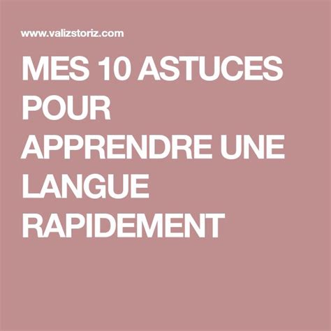 Apprendre Une Langue Rapidement Astuces Utiliser En Voyage