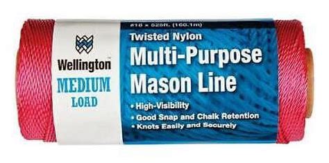 Wellington 18 In D X 525 Ft L Pink Twisted Nylon Mason Line Twine