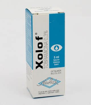 XOLOF SOLN OFTALMICA 0 30 X 5 ML Carol Tienda Online