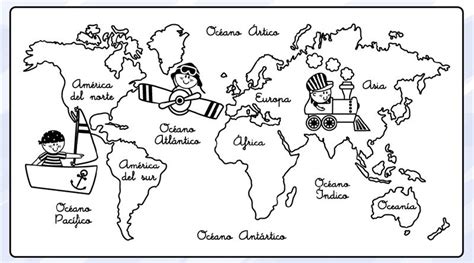 Mapa Mundi Para Colorir Artofit