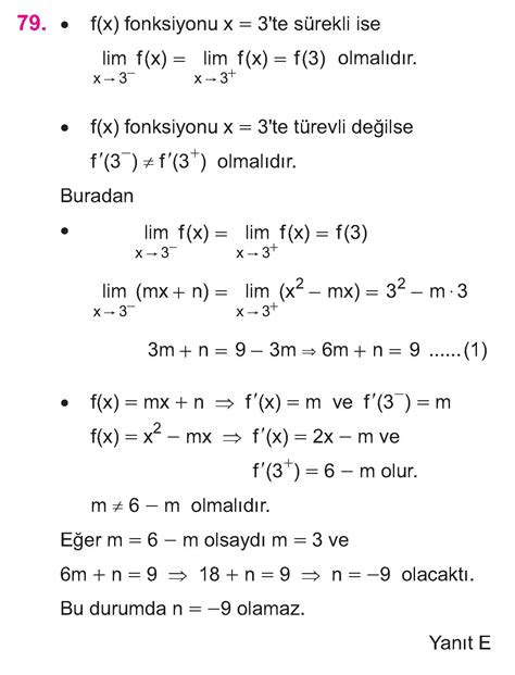 1 TÜREV ALMA KURALLARI arşivleri Cep Test Çözümleri