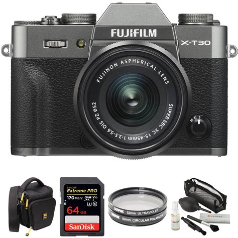 Mirrorless Cameras Charcoal Silver Fujifilm X T Mirrorless Digital