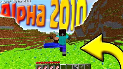 Giocare Nella Versione Alpha Del Su Minecraft Ita Youtube