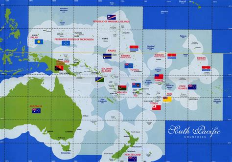 South Pacific Countries Map - Thikombia Fiji • mappery