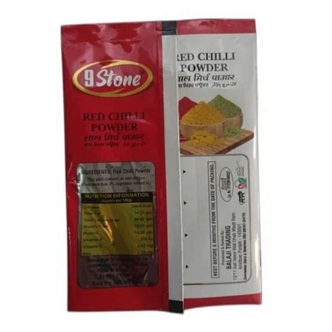 LDPE Printed Red Chilli Powder Packaging Pouches At Rs 240 Kg LDPE