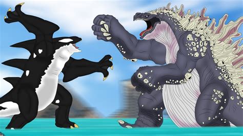 Killer Whale Zilla Vs Whale Godzilla EPIC BATTLE PiKKY GODZILLA