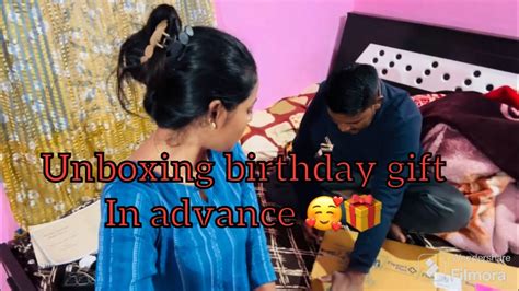 Unboxing Birthday T In Advance 🥰🎁 Amaa Birthday 🙌 ️ Youtube