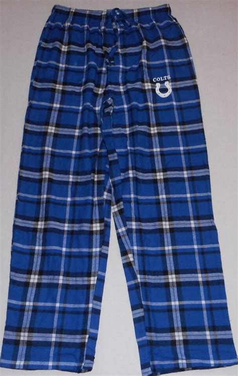 Indianapolis Colts Sleep Lounge Pajamas Pants Flannel Mens M L Xl 2x