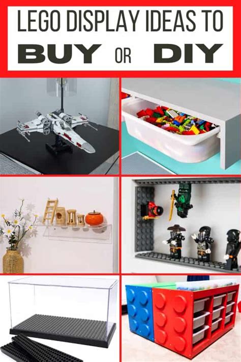 15 Lego Display Ideas to Buy or DIY - The Handyman's Daughter