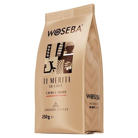 Woseba Ti Meriti Un Caffè Crema E Aroma Kawa palona mielona 250 g