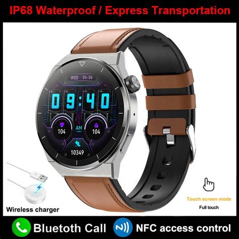 Inteligentny Zegarek Nfc Amoled Pomiar T Tna Po Czenie Bluetooth