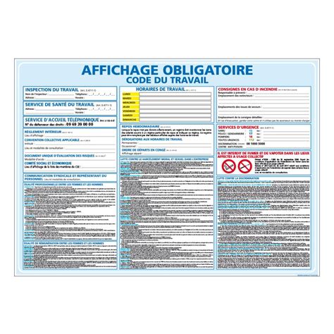 Signalisation Affichage Obligatoire En Entreprise Affichage