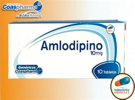 Amlodipino Mg Caja X Tabletas Coaspharma