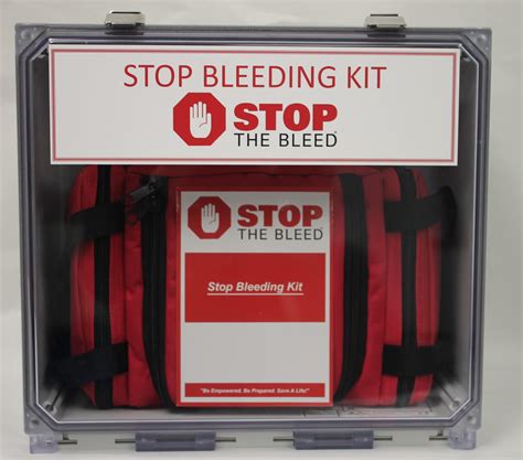 Multi Person Wall Mountable Stop Bleeding Kit 5 Pack • First Aid