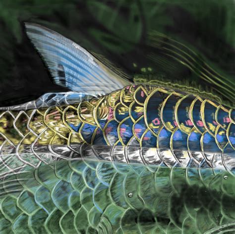 Tarpon Scales Digital Art by Kevin Brown - Pixels