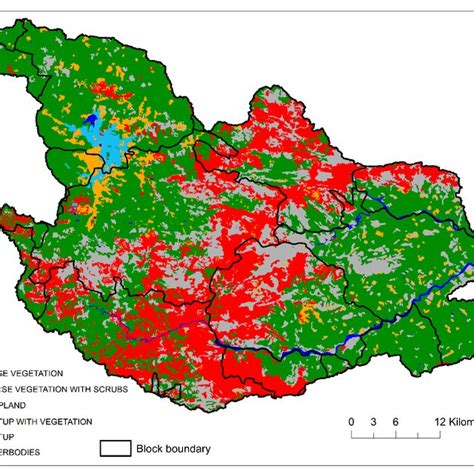 Landuse And Landcover Map For The Year 2000 Download Scientific Diagram