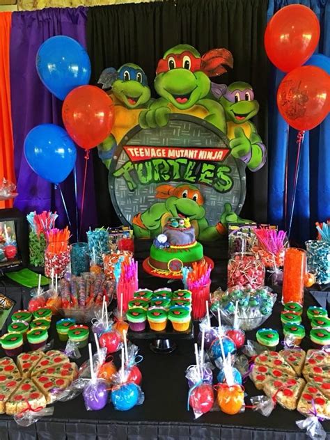 Pin On Nathans Th Birthday Ninja Turtle Birthday Ninja Turtles