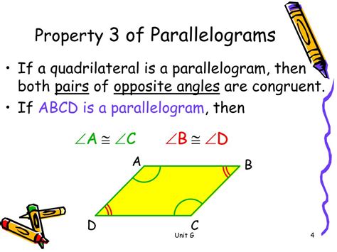 Ppt Properties Of Parallelograms Powerpoint Presentation Free