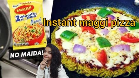 Maggi Pizza Recipe Withoutoven Cafe Style Quick Maggi Pizza Recipe