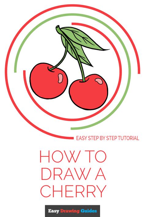 How To Draw A Cherries Today Hutomo