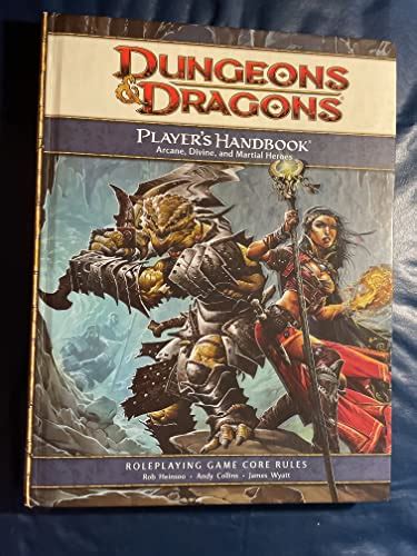 Dungeons And Dragons Player S Handbook Roleplaying Game Core Rules