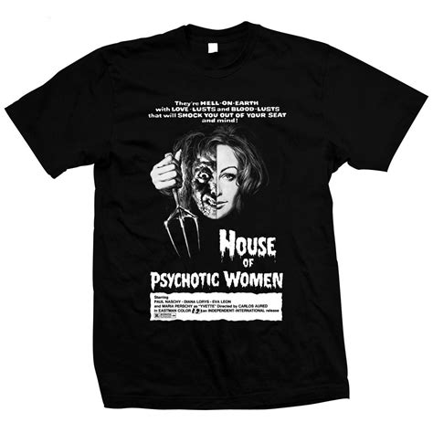 House Of Psychotic Women Paul Naschy 70s Horror 100 Cotton Pre