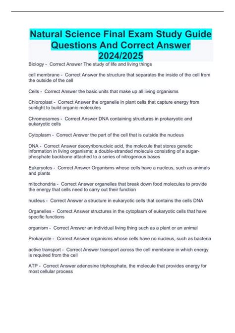 Environmental Science Final Exam Study Guide 6