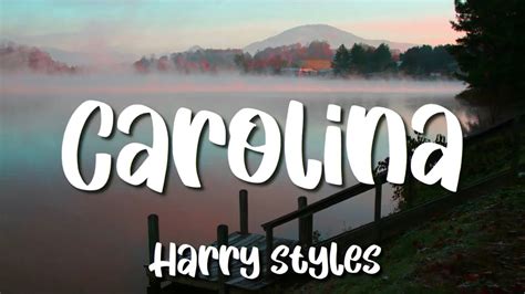 •harry Styles• Carolina Lyrics Youtube