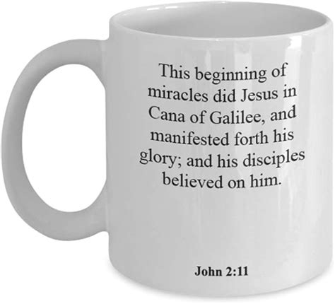 Amazon Amorfos John Coffee Mug Cup Inspirational Bible