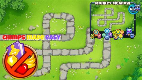 Chimps Playthrough Guide Monkey Meadow Btd Youtube