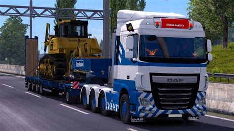 100 Ton Heavy Cargo Trailers For Multiplayer 1 30 X Ets2 Euro Truck