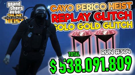 CAYO PERICO REPLAY GLITCH AND SOLO GOLD GLITCH CAYO PERICO INFINITE