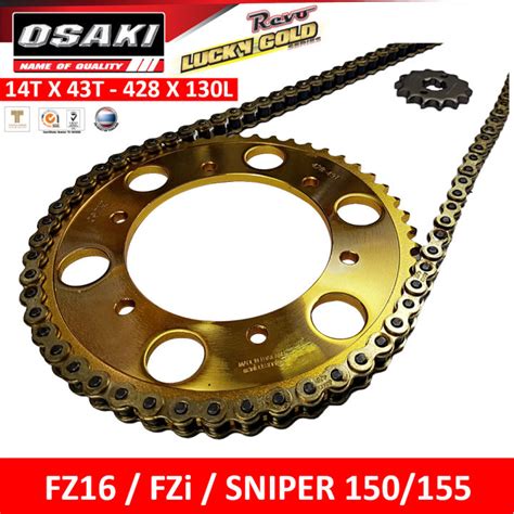 Fz Fzi Sniper Sniper Osaki Lucky Gold Chain Sprocket