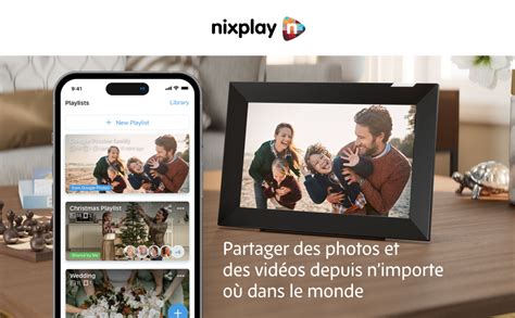 Nixplay Pouces Cadre Photo Num Rique Intelligent Wifi Cran