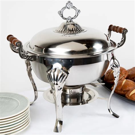 Round Chafer 5 Qt Chafing Dish WebstaurantStore