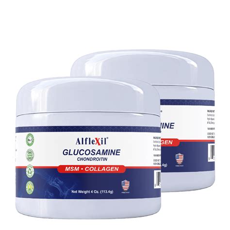 Alflexil Glucosamine Chondroitin Cream With Msm Collagen For Joint