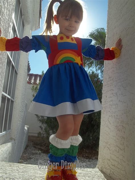 Rainbow Brite Costume Girls Clearance